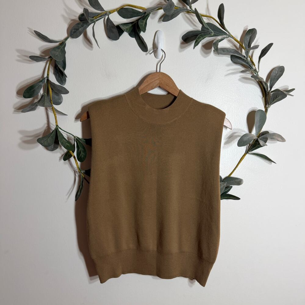 Favorite Daughter Brown Sleeveless Sweater